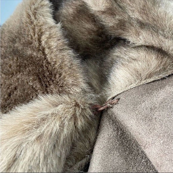 Women’s Faux Fur Suede Jacket Coat, size S - Picture 7 of 9